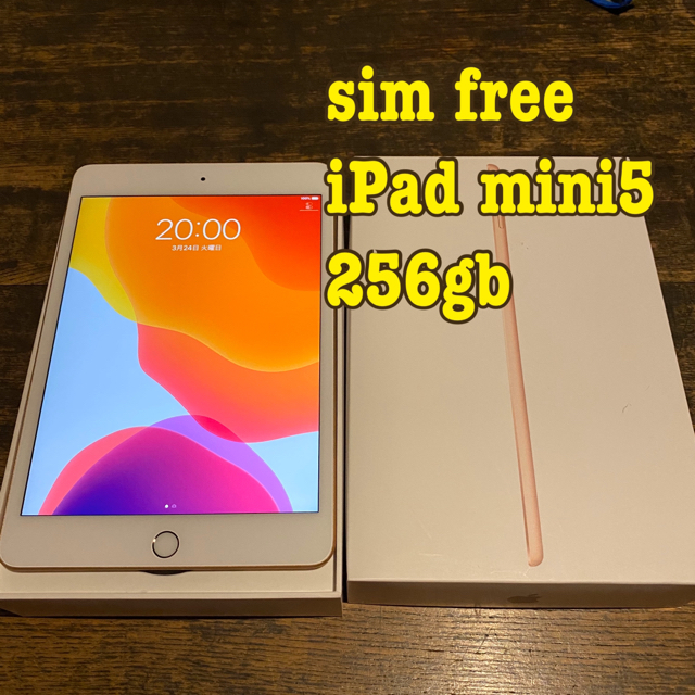 ⑯ SIMフリー iPad mini5 wifi 256gb