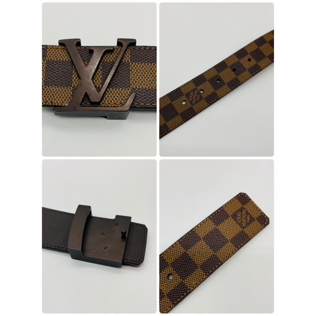 ⭐️ 美品 ルイ・ヴィトン ダミエ LV サンチュール ベルト メンズ ⭐️ 美品 ルイ・ヴィトン ダミエ LV サンチュール ベルト メンズ