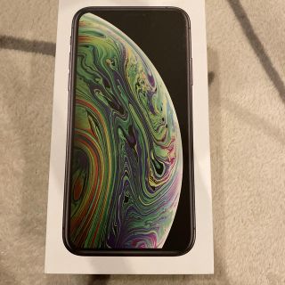 アップル(Apple)のiPhone XS256GB/SIMロック解除/スペースグレー(スマートフォン本体)