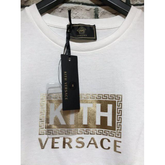 VERSACE(ヴェルサーチ)のKITH×VERSACE キス×ヴェルサーチ★ボックスロゴプリントTシャツ メンズのトップス(Tシャツ/カットソー(半袖/袖なし))の商品写真