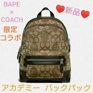 アベイシングエイプ(A BATHING APE)のA BATHING APE 限定コラボ BAPE × COACH バックパック(リュック/バックパック)