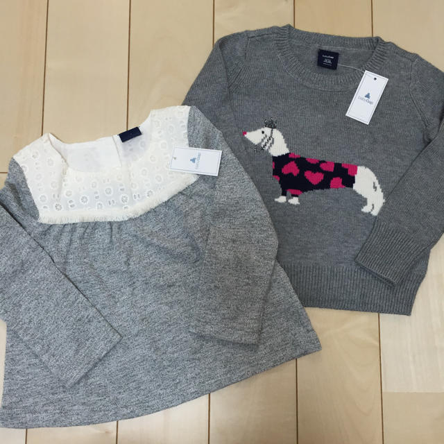 babyGAP(ベビーギャップ)のgap 90 セット キッズ/ベビー/マタニティのキッズ服女の子用(90cm~)(ニット)の商品写真