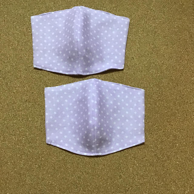 立体 インナーますく ラベンダー 2枚組の通販