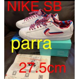 ナイキ(NIKE)のNIKE SB parra blazer ナイキ　エスビー　パラ  ブレイザー(スニーカー)