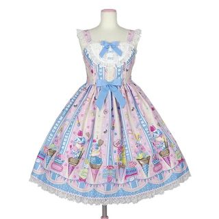 アンジェリックプリティー(Angelic Pretty)のice cream parlor(ひざ丈ワンピース)