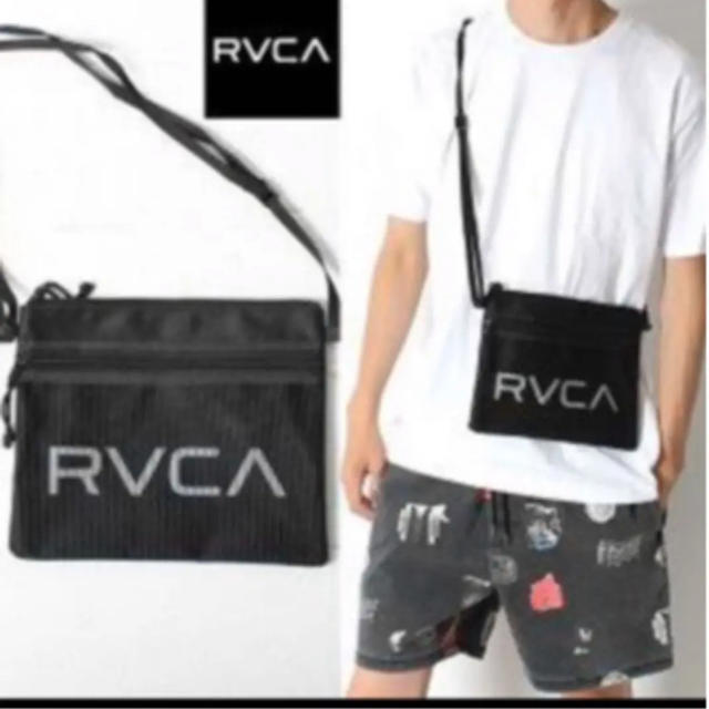 RVCA(ルーカ)のRVCA サコッシュ　ショルダーバッグ　黒 メンズのバッグ(ショルダーバッグ)の商品写真