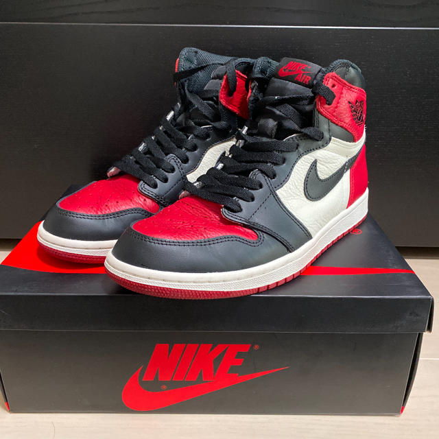 NIKE AIR JORDAN1 Bred toe 26cm us8