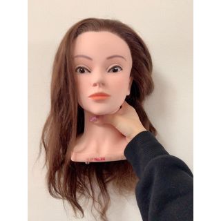 美容学生必見！美品　ロングウィッグマネキン(その他)