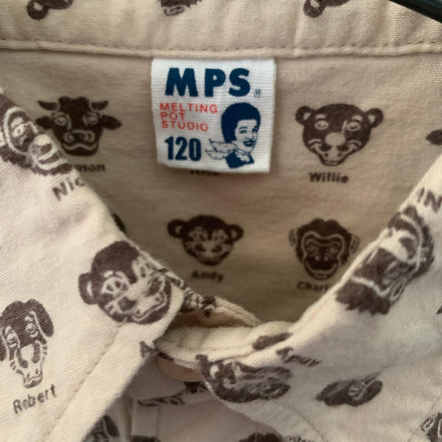 MPS(エムピーエス)のMPS シャツ120新品 キッズ/ベビー/マタニティのキッズ服男の子用(90cm~)(ブラウス)の商品写真