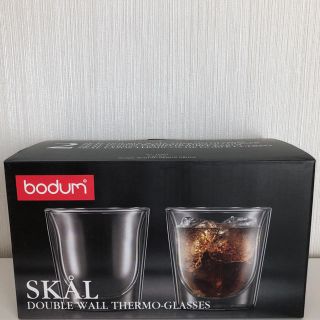 ボダム(bodum)のボダム　スカル　ダブルウォールグラス(グラス/カップ)