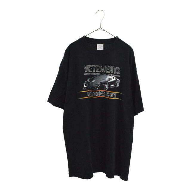 Tシャツ/カットソー(半袖/袖なし)VETEMENTS 19ss Car Hotline Tシャツ【レア】