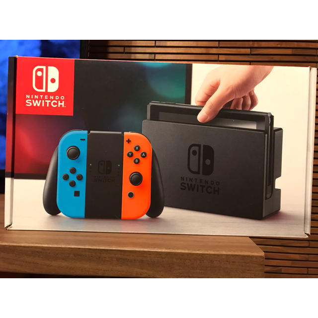 Nintendo Switch - ☆送料無料☆美品任天堂スイッチ本体NintendoSwitchネオンブルーレッドの通販 by きこりん's