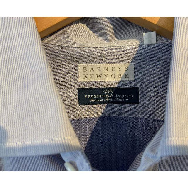 BARNEYS NEW YORK(バーニーズニューヨーク)のBARNEYS NEWYORK ブルーシャツ メンズのトップス(シャツ)の商品写真