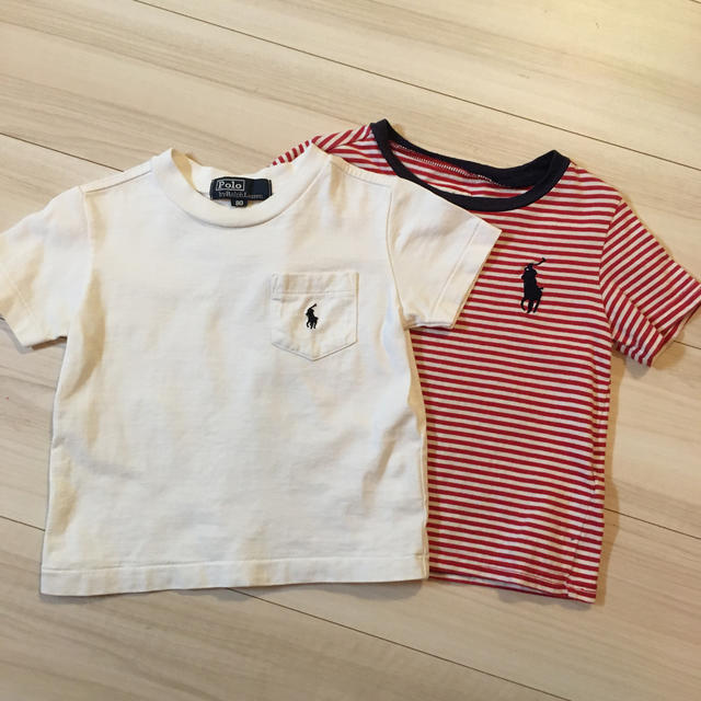 Ralph Lauren(ラルフローレン)のRalph Lauren Tシャツ2枚セット 80 キッズ/ベビー/マタニティのベビー服(~85cm)(Ｔシャツ)の商品写真