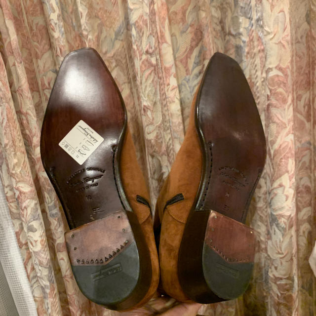 Salvatore Ferragamo(サルヴァトーレフェラガモ)の新品　Salvatore Ferragamo フェラガモ　スエードブーツ　ジップ メンズの靴/シューズ(ブーツ)の商品写真