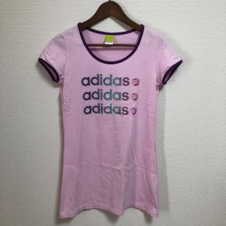 アディダス(adidas)のアディダス♡チュニック丈TシャツS(Tシャツ(半袖/袖なし))