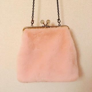 メリージェニー(merry jenny)のmerryjenneyファーがま口bag(ショルダーバッグ)