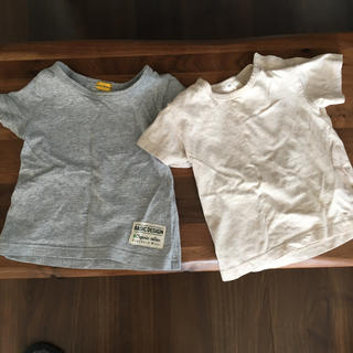 ムジルシリョウヒン(MUJI (無印良品))のTシャツ80 無印 しまむらオーガニックコットン(Ｔシャツ)