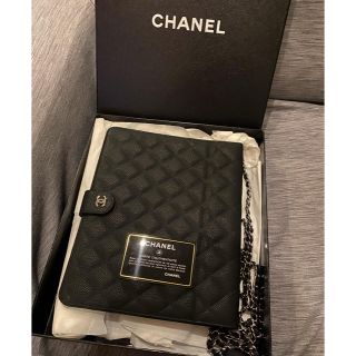 シャネル(CHANEL)のCHANEL シャネル キャビアスキン ipadケース ショルダー マトラッセ(ショルダーバッグ)