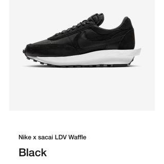 Sacai Nike LDWaffle ブラック(スニーカー)