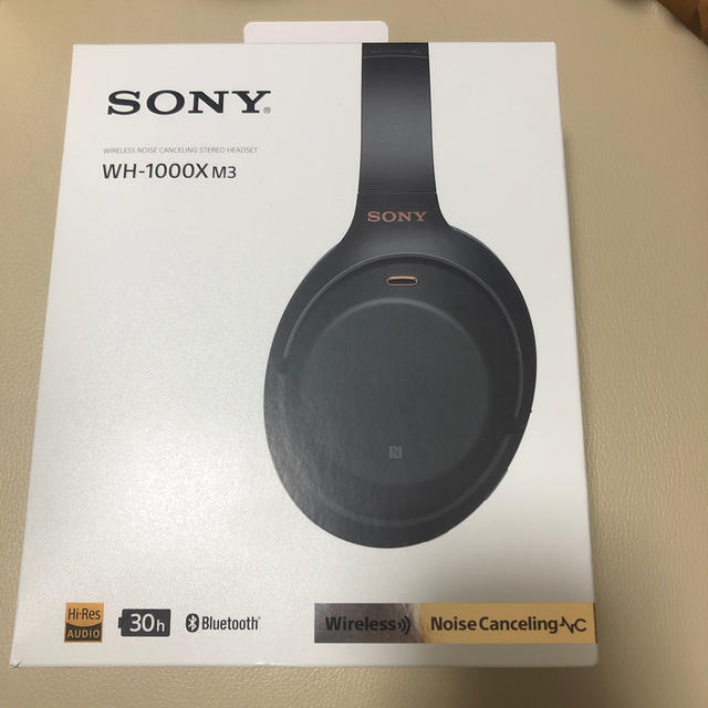 SONY WH-1000XM3(B) ブラック - ヘッドフォン/イヤフォン