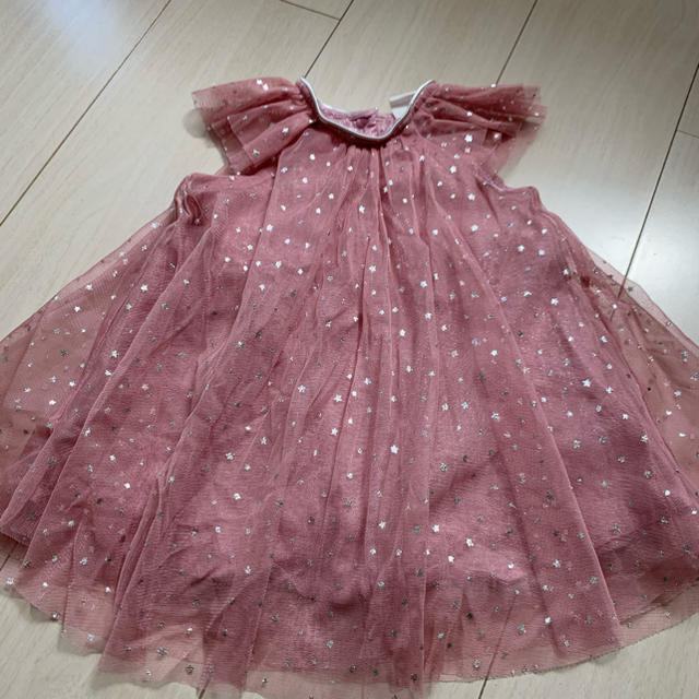 H&M(エイチアンドエム)の♡キラキラ可愛いドレス♡ キッズ/ベビー/マタニティのベビー服(~85cm)(ワンピース)の商品写真