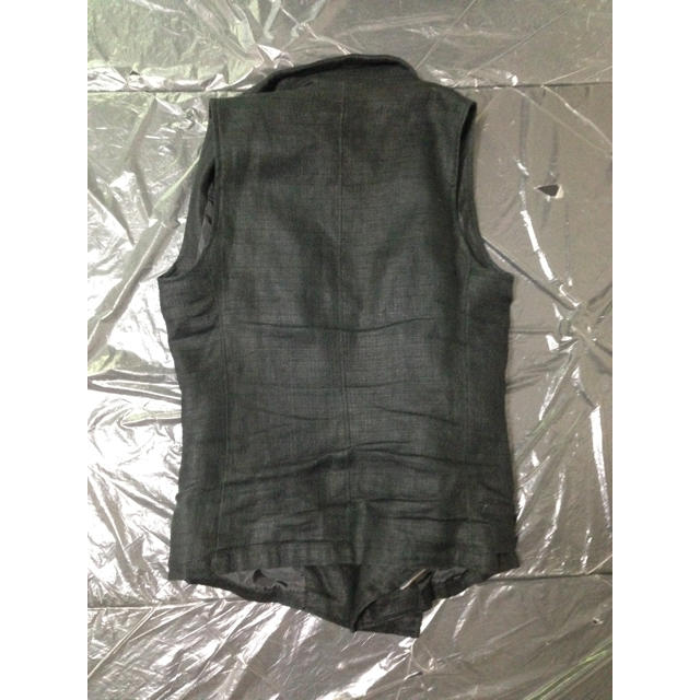 再入荷 glamb グラム Mist gilet ジレ ベスト ブラック 黒 サイズ2