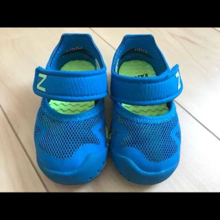 ニューバランス(New Balance)のニューバランス サンダル 12センチ ブルー 青(サンダル)