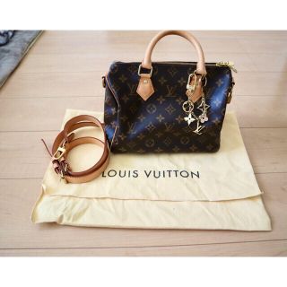 ルイヴィトン(LOUIS VUITTON)のスピーディ25・バッグチャーム2点セット(ハンドバッグ)