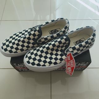 ヴァンズ(VANS)の【なっとう様専用】VANS  スリッポン　クラシック　チェッカー　バンズ(スニーカー)