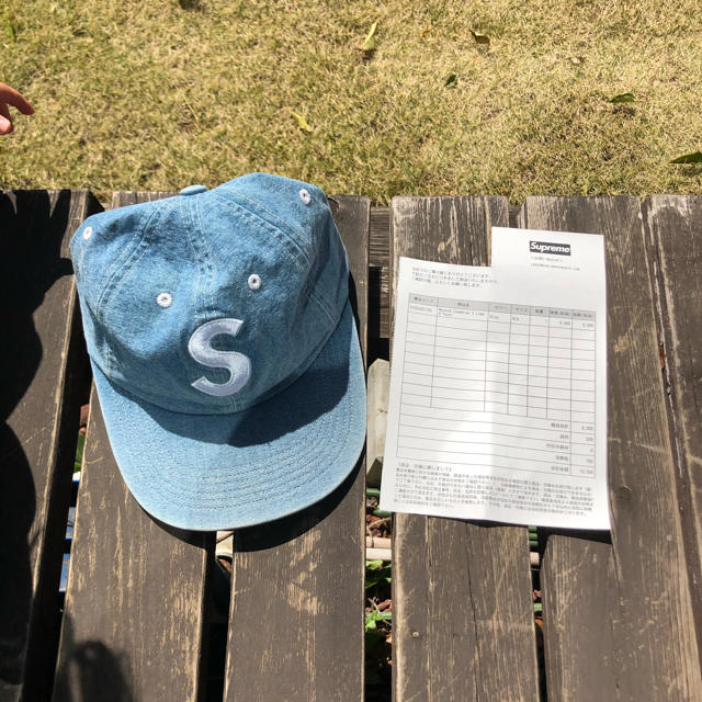 Supreme Washed Chambray S Logo 6-Panel