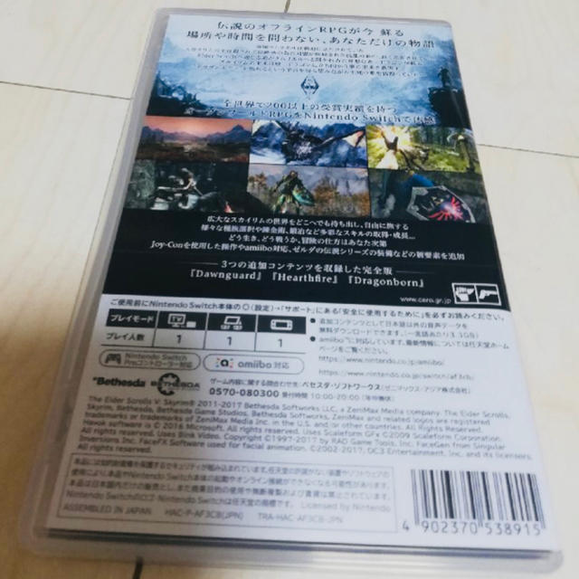 SKYRIM ニンテンドースイッチ 1