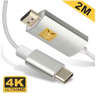 新品　USB TypeC HDMI変換ケーブル　HDMI変換アダプター　高画質(映像用ケーブル)