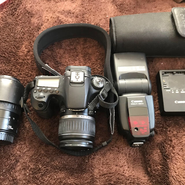 値下げ更新【ジャンク品】Canon EOS 60D 一眼レフ&レンズ&ストロボデジタル一眼