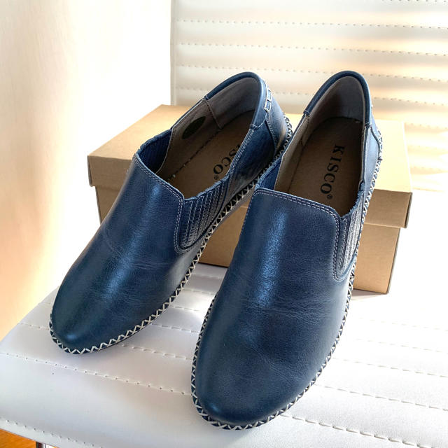 Gabor(ガボール)の新品❣️kisco❣️コンフォート❣️スリッポン　紺色 レディースの靴/シューズ(スリッポン/モカシン)の商品写真