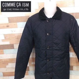 コムサイズム(COMME CA ISM)の【COMME CA ISM】 美品 コムサイズム ブラック/グリーンブルゾン L(ブルゾン)