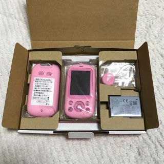 エヌティティドコモ(NTTdocomo)のdocomo F-03J キッズケータイ ピンク 新品 キッズ携帯 ドコモ(携帯電話本体)