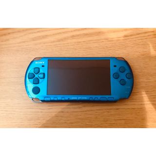 プレイステーションポータブル(PlayStation Portable)のPSP 3000 本体　ブルー　ソフトおまけセット(携帯用ゲーム機本体)