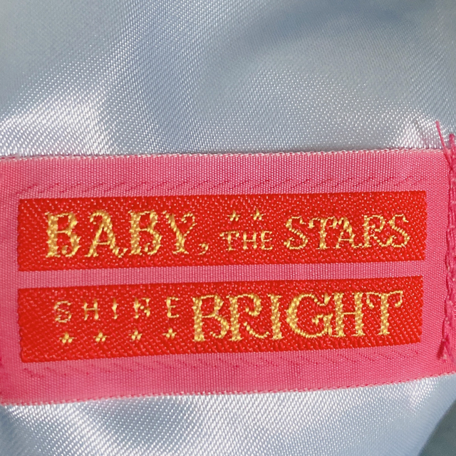 BABY,THE STARS SHINE BRIGHT(ベイビーザスターズシャインブライト)のワンピース　BABY, THE STARS SHINE BRIGHT sax  レディースのワンピース(ひざ丈ワンピース)の商品写真