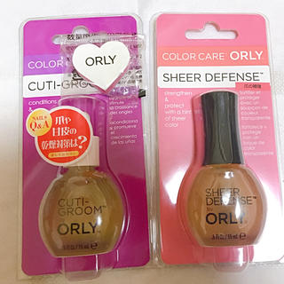 オーリー(ORLY)のORLYのネイルオイルとベースコート(ネイルケア)