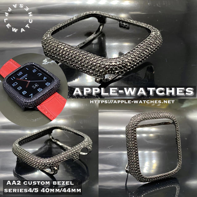 Apple Watch(アップルウォッチ)の春仕様■アップルウォッチカスタムカバーベルトセット■40mm 44mm 用 メンズの時計(レザーベルト)の商品写真