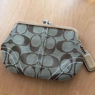 コーチ(COACH)のCOACH コーチ ポーチ　小銭入れ　がま口(コインケース)