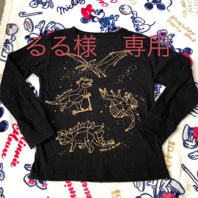 専用　恐竜ロンT 2枚セット キッズ/ベビー/マタニティのキッズ服男の子用(90cm~)(Tシャツ/カットソー)の商品写真