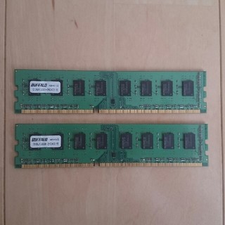 バッファロー(Buffalo)のBuffalo DDR3 4GB 2GB×2 1333Mhz D3U1333(PCパーツ)