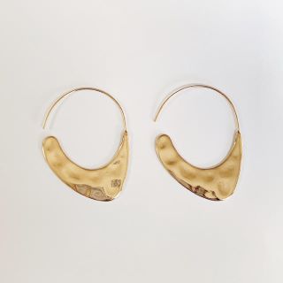 ドゥーズィエムクラス(DEUXIEME CLASSE)のslide hoop pierce celine ◯18k coating (ピアス)