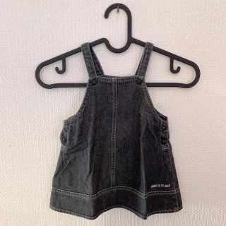 コムサデモード(COMME CA DU MODE)の【新品】デニム素材 綿100% 女の子用 子供服(ワンピース)