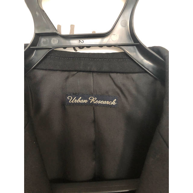URBAN RESEARCH(アーバンリサーチ)のアーバンリサーチ＊後ろ姿がおしゃれなパンツスーツ黒 レディースのフォーマル/ドレス(スーツ)の商品写真