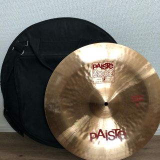 PAiSTe novoチャイナ18インチ　ケース　割れ(シンバル)