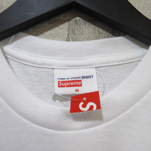 シュプリーム×コムデギャルソン 17SS ボックスロゴTシャツ M 白 CDG