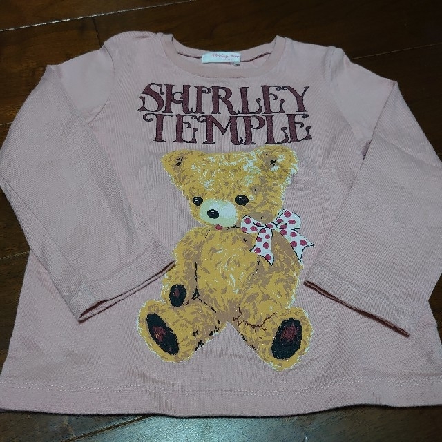 Shirley Temple(シャーリーテンプル)のシャーリーテンプル☆くまちゃんカットソー(110) キッズ/ベビー/マタニティのキッズ服女の子用(90cm~)(Tシャツ/カットソー)の商品写真